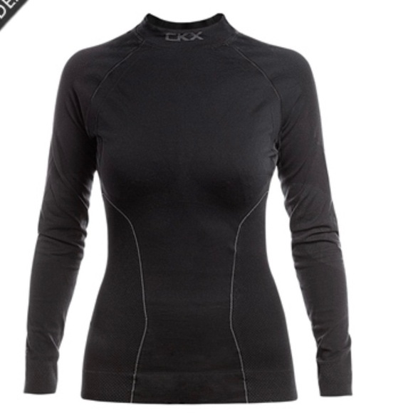 CKX Tops - CKX Black Fitted Long Sleeve Thermal Top Base Layer